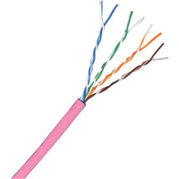 

Comprehensive 1000' Cat 5e 350Mhz Stranded Cable, Pink