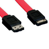 

Comprehensive 3' 180deg eSATA to SATA Cable with 7 Conductor