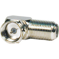 

Comprehensive "F" Jack to Plug Right Angle Screw-On Video Adapter