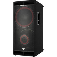 

Cerwin Vega CVi-218S 2x18" Portable Passive Subwoofer, 51z-200Hz Frequency Response, 4 Ohms Impedance, 100.5dB Sensitivity, 2400W Peak Power
