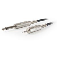 

Comprehensive Studio Series 18" 1/4" Plug to Stereo Mini Plug Quad Audio Cable, Black