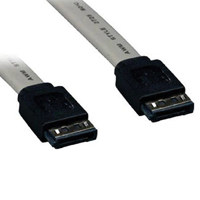 

Comprehensive 18" External Serial ATA Cable, 180 Degree, 7 Conductors