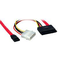 

Comprehensive 18" Serial ATA Cable, 180 Degree With 15 Pin Power Adapter