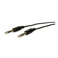 

Comprehensive Standard Series General Purpose 1/4" TRS Plug to 1/4" TRS Plug Cable, 3', Black