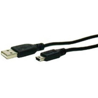 

Comprehensive USB2-A-MB-3ST Premium 3' USB 2.0 A to Mini B 5 Pin USB Cable