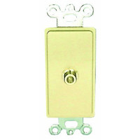 

Comprehensive Single Gang Wallplate Style Insert with RF Passthru, Ivory Decora