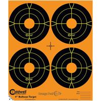 

Caldwell 4" Orange Peel Bullseye Target, 25 Sheets