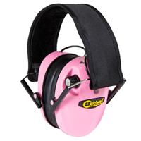 

Caldwell E-Max Low Profile Electronic Hearing Protection, Dual Microphones, 23 NRR, Pink