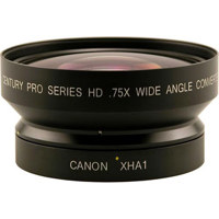 

Century Optics .75x Wide Angle Converter for Canon XH-A1,XH-G1,XL-H1,& Canon XL2 with Locking Bayonet Mount