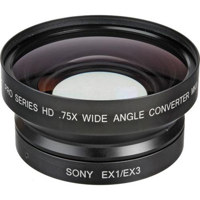 

Century Optics .75x HD Wide Angle Converter Lens for the Sony PMW-EX1 and PMW-EX3 Mount