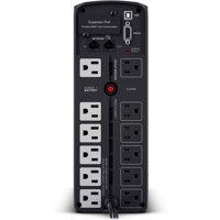 

CyberPower PFC Sinewave Computer Battery Backup, 1500VA 1000W UPS, 10 Outlets