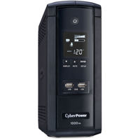 

CyberPower Intelligent LCD BRG1000AVRLCD 10 Outlet 1000VA 600W Surge Protection and Battery Backup Mini-Tower UPS System