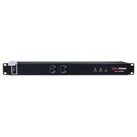 

CyberPower 20A 1800J 12-Outlet (2 Front and 10 Rear) Rackbar Surge Protection, NEMA 5-20R