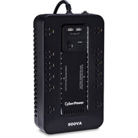 

CyberPower ST900U 12-Outlet Compact Standby UPS with 2x USB Type-A Ports, 900 VA / 500W Power