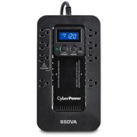 

CyberPower Ecologic EC650LCD Compact 8 Outlets 650VA 390W UPS with Multifunction LCD Panel, ECO Mode