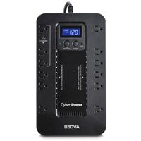 

CyberPower Ecologic EC850LCD Compact 12 Outlets 850VA 510W UPS with Multifunction LCD Panel, ECO Mode