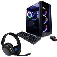

CyberPowerPC Gamer Master Gaming Desktop Computer, AMD Ryzen 3 3100 3.6GHz, 8GB RAM, 240GB SSD + 1TB HDD, NVIDIA GeForce GT 1030 2GB, Windows 10 Home, Free Upgrade to Windows 11, Bundle with Astro Gaming A10 Headset Gray & Blue
