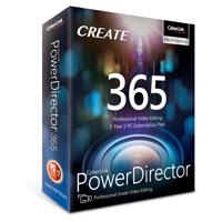 

CyberLink PowerDirector 365, 1-Year Subscription, DVD and Download Code