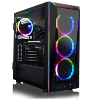 

CLX VR-Ready Liquid-Cooled Gaming Desktop Computer, AMD Ryzen 9 5950X 3.4GHz, 16GB RAM, 240GB SSD + 2TB HDD, NVIDIA GeForce RTX 3080 10GB, Windows 10 Home, Black
