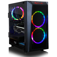 

CLX VR-Ready Liquid-Cooled Gaming Desktop Computer, AMD Ryzen 9 5900X 3.7GHz, 16GB RAM, 240GB SSD + 2TB HDD, NVIDIA GeForce RTX 3060 Ti 8GB, Windows 10 Home, Black