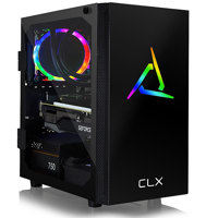 

CLX VR-Ready Liquid-Cooled Gaming Desktop Computer, AMD Ryzen 7 5800X 3.8GHz, 16GB RAM, 480GB SSD + 2TB HDD, NVIDIA GeForce RTX 3060 Ti 8GB, Windows 10 Home, Black