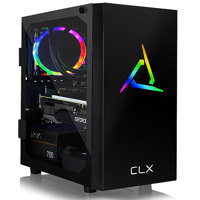 

CLX VR-Ready Liquid-Cooled Gaming Desktop Computer, AMD Ryzen 9 5900X 3.7GHz, 16GB RAM, 480GB SSD + 2TB HDD, NVIDIA GeForce RTX 3060 Ti 8GB, Windows 10 Home, Black