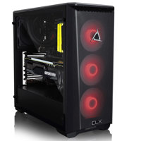 

CLX VR-Ready Liquid-Cooled Gaming Desktop Computer, AMD Ryzen 7 3700X 3.6GHz, 32GB RAM, 960GB SSD + 4TB HDD, NVIDIA GeForce RTX 3060 Ti 8GB, Windows 10 Home, Black