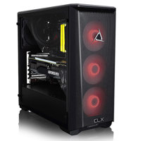 

CLX VR-Ready Liquid-Cooled Gaming Desktop Computer, AMD Ryzen 7 3800X 3.9GHz, 32GB RAM, 960GB SSD + 4TB HDD, NVIDIA GeForce RTX 3060 Ti 8GB, Windows 10 Home, Black