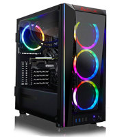 

CLX VR-Ready Liquid-Cooled Gaming Desktop Computer, Intel Core i7-10700KF 3.8GHz, 32GB RAM, 960GB SSD + 4TB HDD, NVIDIA GeForce RTX 3060 Ti 8GB, Windows 10 Home, Black