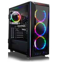 

CLX VR-Ready Liquid-Cooled Gaming Desktop Computer, Intel Core i9-9900KF 3.6GHz, 32GB RAM, 960GB SSD + 4TB HDD, NVIDIA GeForce RTX 3060 Ti 8GB, Windows 10 Home, Black