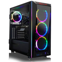 

CLX VR-Ready Liquid-Cooled Gaming Desktop Computer, Intel Core i7-10700KF 3.8GHz, 32GB RAM, 500GB SSD + 4TB HDD, NVIDIA GeForce RTX 3070 Ti 8GB, Windows 10 Home, Black