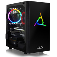 

CLX Gaming Desktop Computer, AMD Ryzen 5 5600X 3.7GHz, 16GB RAM, 480GB SSD + 2TB HDD, NVIDIA GeForce RTX 3060 Ti 8GB, Windows 10 Home, Black