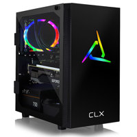 

CLX Liquid-Cooled Gaming Desktop Computer, Intel Core i5-10600KF 4.1GHz, 16GB RAM, 480GB SSD + 3TB HDD, NVIDIA GeForce RTX 3060 Ti 8GB, Windows 10 Home, Black