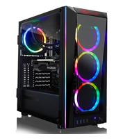 

CLX VR-Ready Liquid-Cooled Gaming Desktop Computer, AMD Ryzen 7 5800X 3.8GHz, 32GB RAM, 480GB SSD + 3TB HDD, AMD Radeon RX 6800 XT 16GB, Windows 10 Home, Black