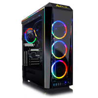 

CLX VR-Ready Liquid-Cooled Gaming Desktop Computer, Intel Core i9-10850K 3.6GHz, 64GB RAM, 1TB SSD + 6TB HDD, AMD Radeon RX 6800 XT 16GB, Windows 10 Home, Black