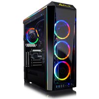

CLX VR-Ready Liquid-Cooled Gaming Desktop Computer, Intel Core i9-10900K 3.7GHz, 64GB RAM, 1TB SSD + 6TB HDD, AMD Radeon RX 6800 XT 16GB, Windows 10 Home, Black