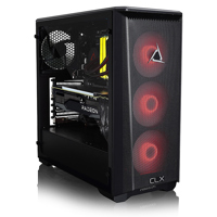 

CLX VR-Ready Liquid-Cooled Gaming Desktop Computer, AMD Ryzen 9 5950X 3.4GHz, 32GB RAM, 960GB SSD + 4TB HDD, AMD Radeon RX 6900 XT 16GB, Windows 10 Home, Black