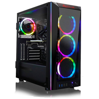 

CLX VR-Ready Liquid-Cooled Gaming Desktop Computer, Intel Core i9-9900KF 3.6GHz, 32GB RAM, 480GB SSD + 3TB HDD, AMD Radeon RX 6900 XT 16GB, Windows 10 Home, Black
