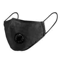 

Darter Reusable Fabric Face Mask with PM2.5 Filters & External Valve (Adults, Black)