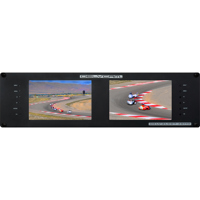 

Delvcam Dual 7" Broadcast 3GHD/SD Multiformat IPS LED Rackmount Video Monitor, 1280x800, USB/HDMI