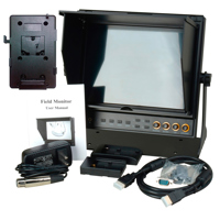 

Delvcam 9.7" Dual Input HDMI LED Monitor with V-Mount Battery Plate, Built-in Sun Hood/Speaker, 1024x768 Resolution, USB