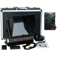 

Delvcam 9.7" SDI LED Monitor with Anton Bauer Battery Plate, 1x HDMI Input and 1x HDMI Output, 1024x768 Resolution