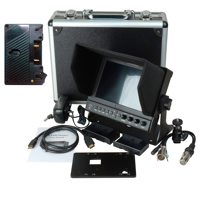 

Delvcam DELV-WFORM-7 7" Camera-Top IPS LED Monitor with Anton Bauer Battery Plate and Video Waveform, 1280x800, HDMI/BNC