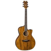 

Dean Guitars AXS Exotic Cutaway Koa Semi-Acoustic Guitar, Rosewood Fretboard, Gloss Natural