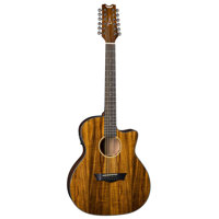

Dean Guitars AXS Exotic Cutaway 12-String Semi-Acoustic Guitar, Balsamo Fretboard, Gloss Natural