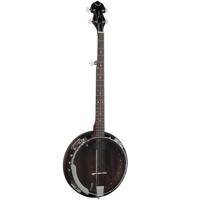 

Dean Guitars Backwoods 2 5-String Semi-Acoustic Banjo with Pickup, 21 Frets, "C" Shape Neck, Rosewood Fretboard, Gloss Natural