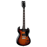 

Dean Guitars Gran Sport Electric Guitar, 22 Frets, C Neck, Rosewood Fretboard, Trans Brazilia