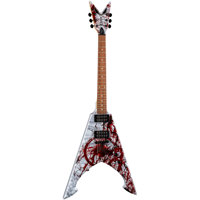 

Dean Guitars Michael Amott Tyrant X Electric Guitar, Rosewood Fretboard, Splatter Custom Graphic
