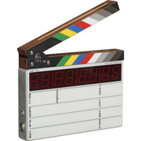 

Denecke Dcode TS-C Compact Lightweight Time Code Clapper Slate with Color Clapper Sticks