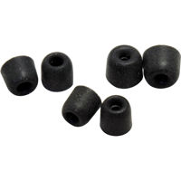 

Dekoni Audio 4.9mm Premium Memory Foam Isolation Tip for Mercury Earphone, Large, 3 Pack, Black